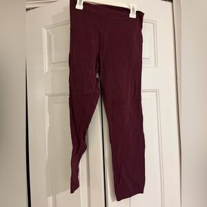 Lululemon Athletica Deep Burgundy Align Leggings